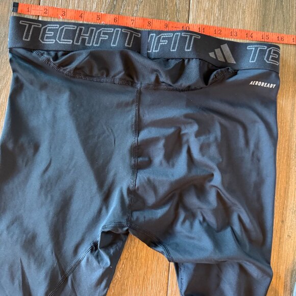 Adidas men's Techfit compression tights for training Black size Medium - Picture 7 of 8